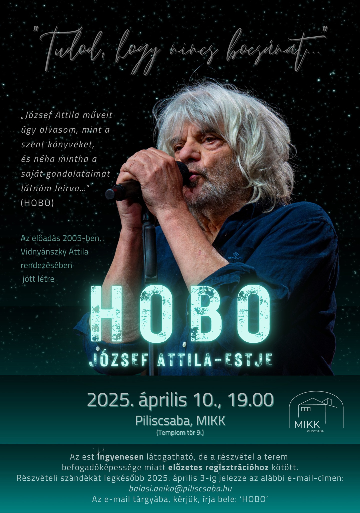 HOBO József Attila-estje