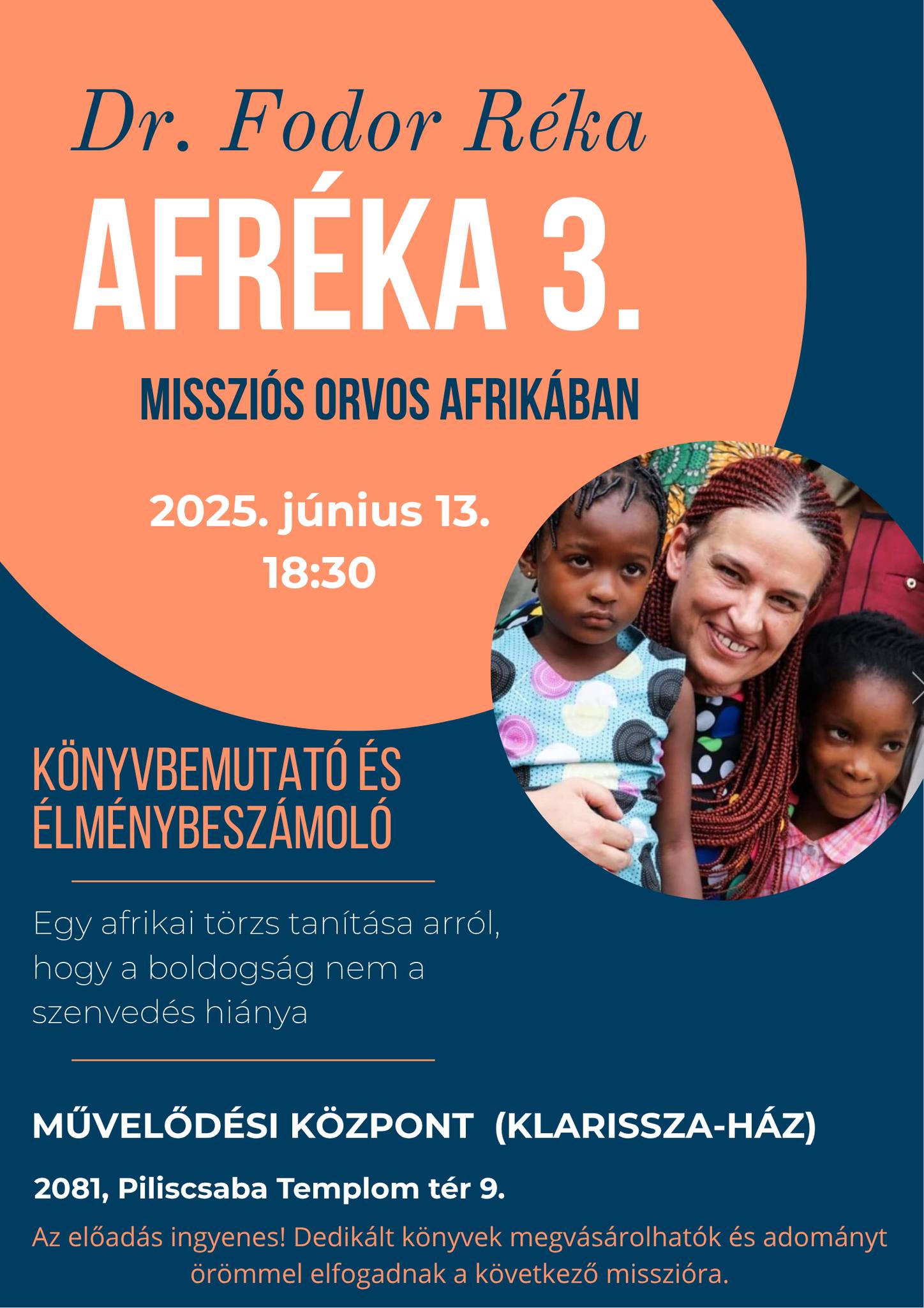 Könyvbemutató: Dr. Fodor Réka – AFRÉKA 3.